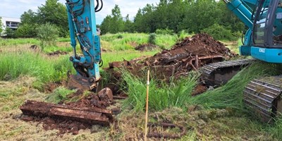 Grue utilisée pour forer 